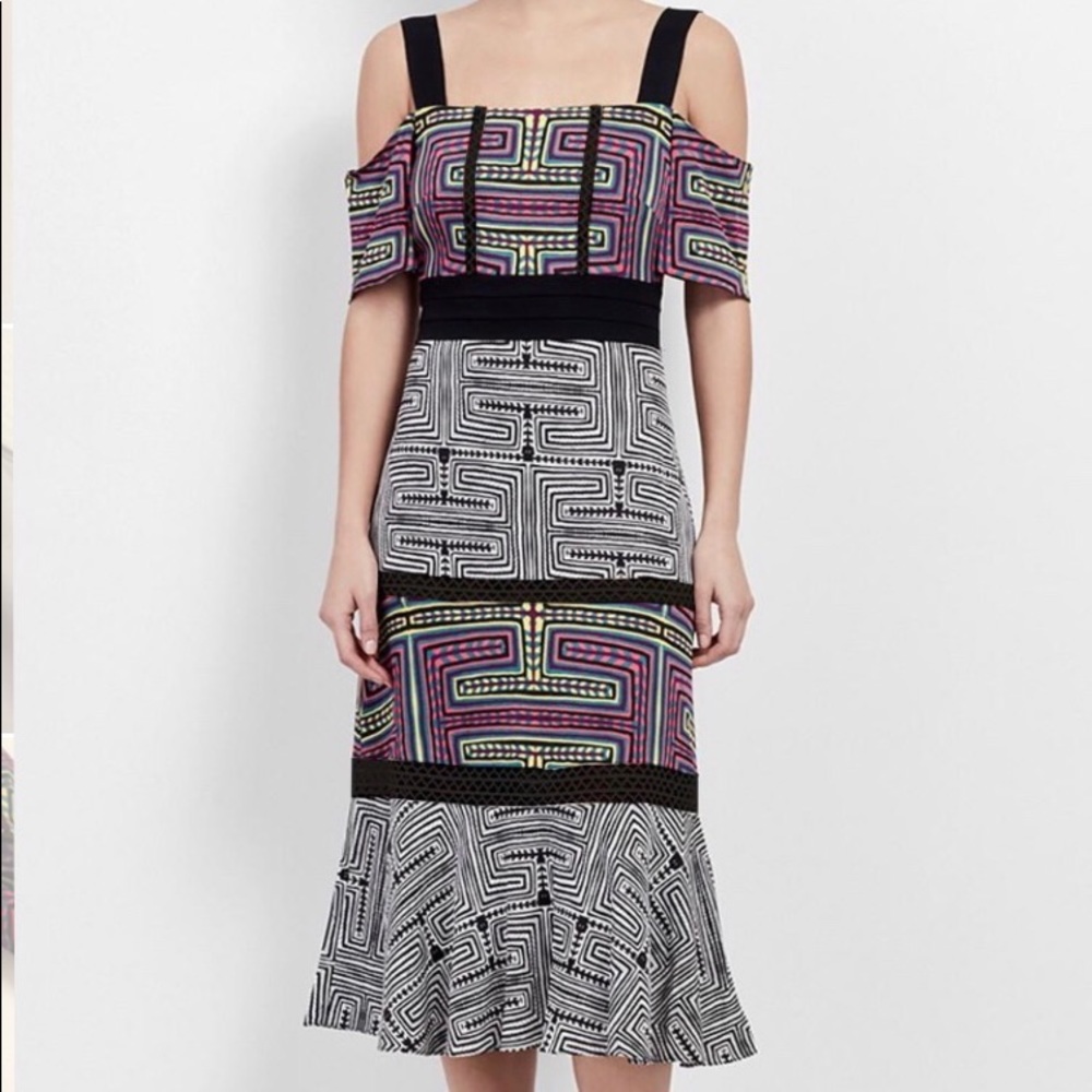 Nicole Miller Artelier Mola Midi Dress